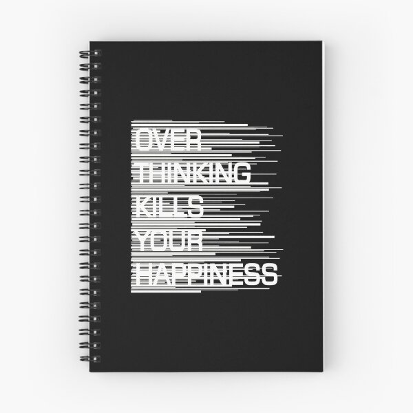 Item preview, Overthinking Kills Your Happiness Glitch Typography designed and sold by lasopent.