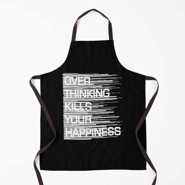 Item preview, Overthinking Kills Your Happiness Glitch Typography designed and sold by lasopent.