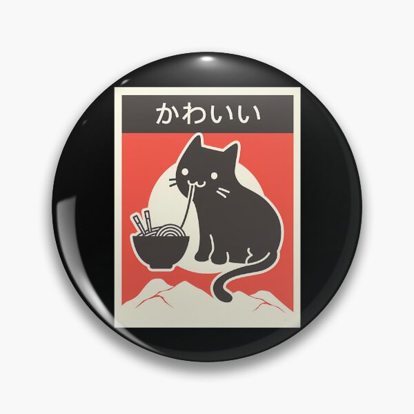 Item preview, Kawaii Style Japenese Ramen Cat designed and sold by SecomaShop.