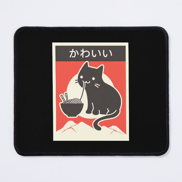 Item preview, Kawaii Style Japenese Ramen Cat designed and sold by SecomaShop.