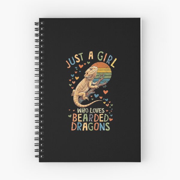 Item preview, Just a Girl Who Loves Bearded Dragons Retro Reptile Design designed and sold by Ostericaimusa.