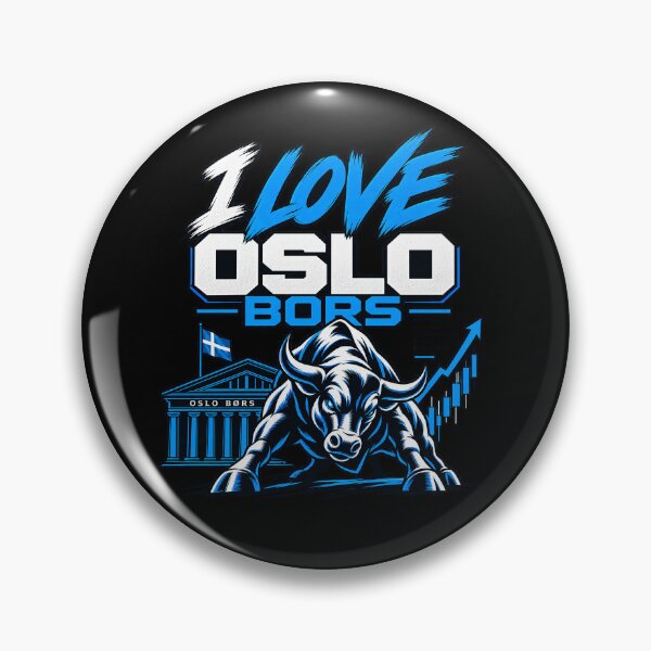 Artikelvorschau, I Love Oslo Bors Stock Market Bull entworfen und verkauft von NOVYXEL.