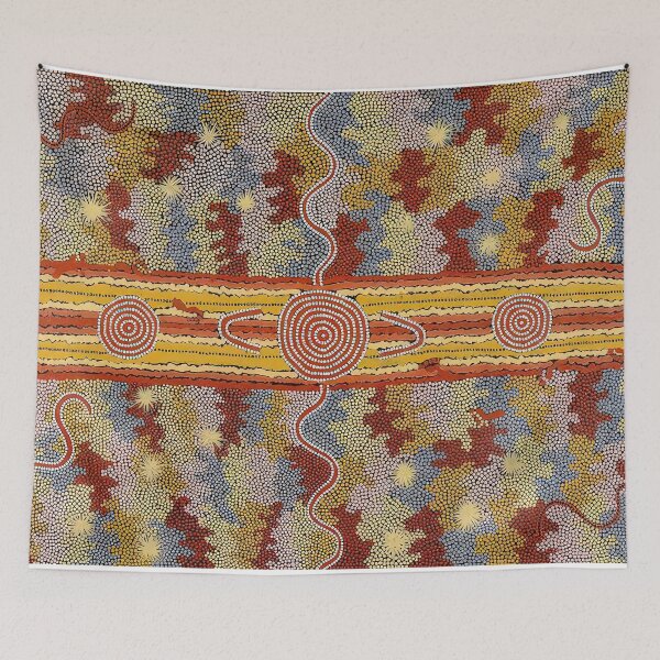 Item preview, Corrobboree dreaming - native art designed and sold by NeonCanvasDream.