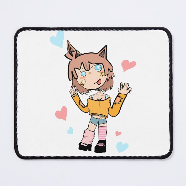 Item preview, Chica Gato Kawaii: Estilo y Corazones – Arte de Ainhoa designed and sold by Ainhoacolon.