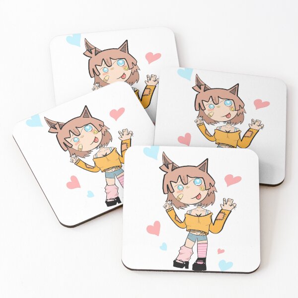 Item preview, Chica Gato Kawaii: Estilo y Corazones – Arte de Ainhoa designed and sold by Ainhoacolon.