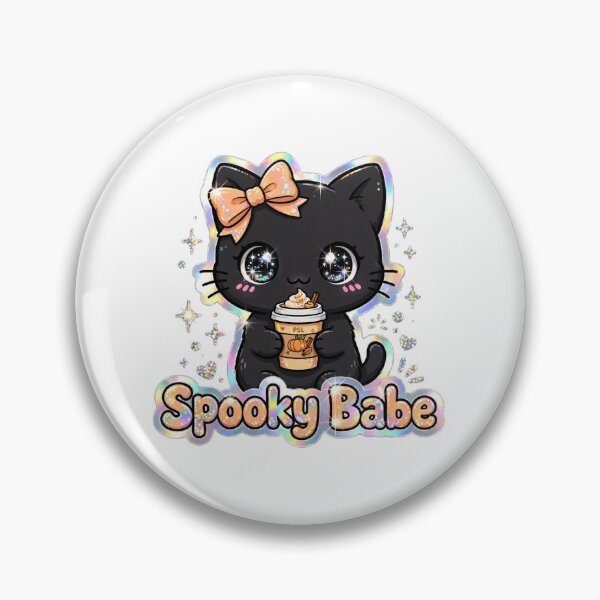 Item preview, Spooky Babe Halloween Cat designed and sold by ArtristahxDesigns.