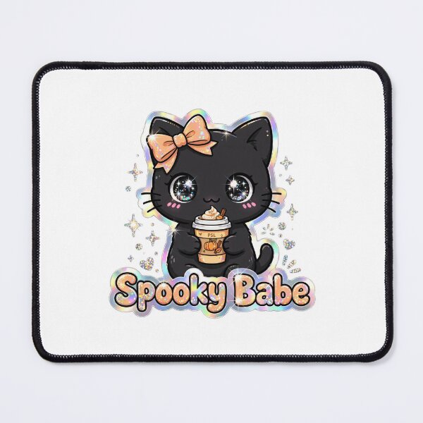 Item preview, Spooky Babe Halloween Cat designed and sold by ArtristahxDesigns.