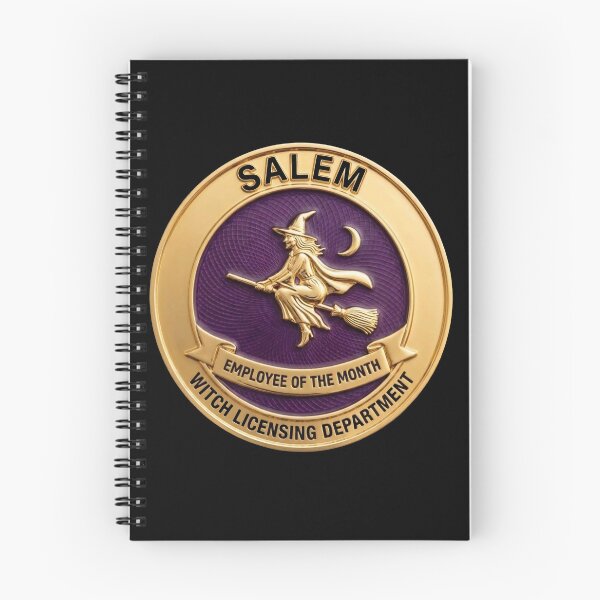Item preview, Salem Witch Licensing Dept - Employee of the Month Fake Badge designed and sold by RogueSquirrels.