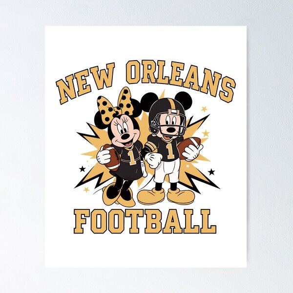 Item preview, New Orleans Football Fan Cute Cartoon  designed and sold by degasperis.