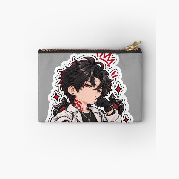Item preview, Chibi Anime Bad Boy Throne Art designed and sold by NovaToons.