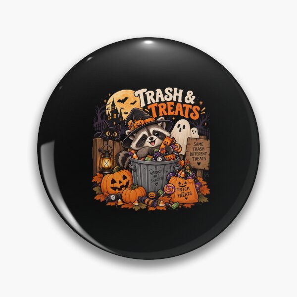 Item preview, Halloween Raccoon – Trash & Treats | Funny Spooky Raccoon designed and sold by RJACreative.
