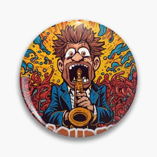 Item preview, Saxophone Gift - Energetic Saxophonist Jazz Music designed and sold by RedRubyBubble.