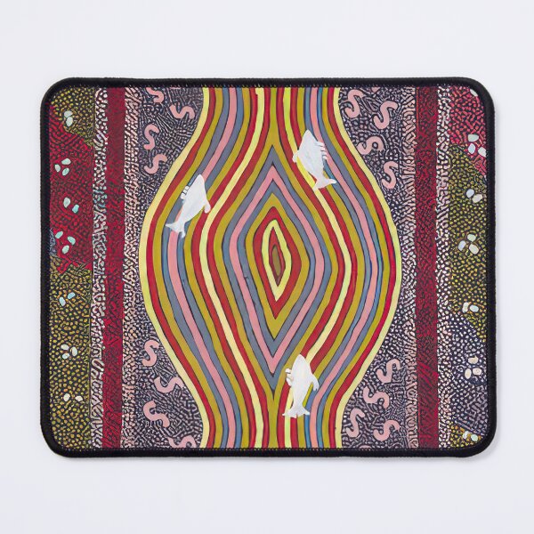 Item preview, Fish and honey dreaming - native art designed and sold by NeonCanvasDream.