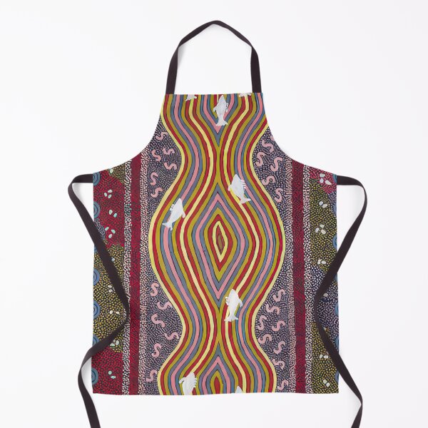 Item preview, Fish and honey dreaming - native art designed and sold by NeonCanvasDream.