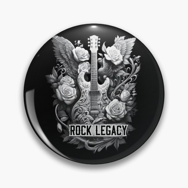 Item preview, Ornate Guitar Wings Roses Baroque Engraving designed and sold by NORMAODRIGUEZ.