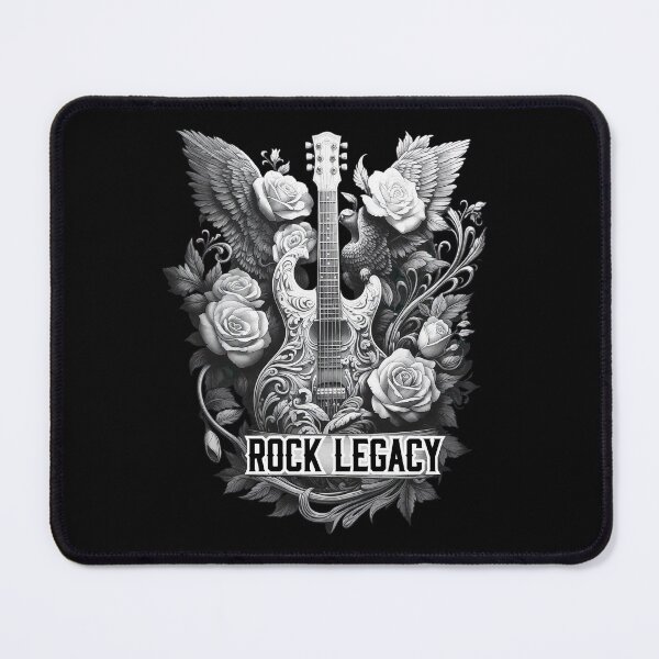 Item preview, Ornate Guitar Wings Roses Baroque Engraving designed and sold by NORMAODRIGUEZ.
