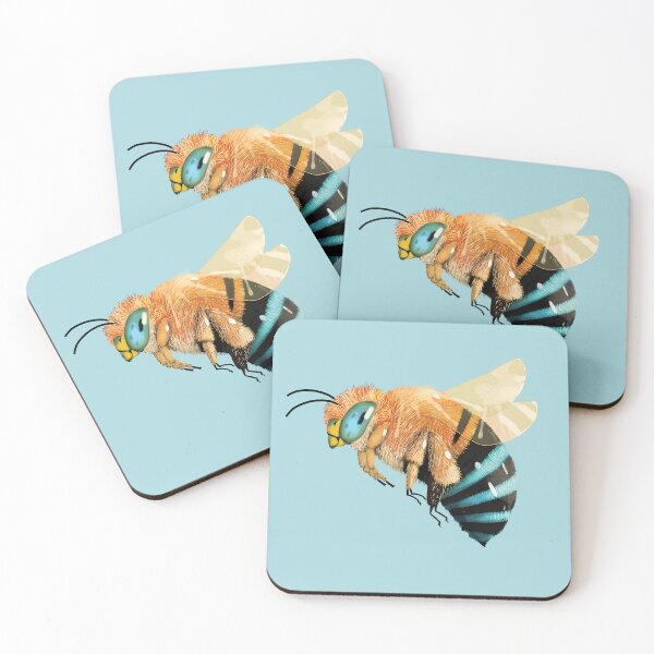 Item preview, Blue Banded Bee Australian Native Bee Amegilla Cingulata designed and sold by Karin Taylor.