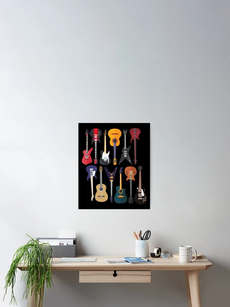 Thumbnail 2 of 3, Poster, Assorted Stringed Instruments Collection designed and sold by NORMAODRIGUEZ.