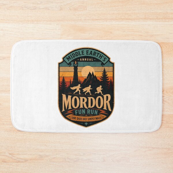 Item preview, Lotr- Middle Earth's Annual Mordor Fun Run designed and sold by FrontierCosmic.