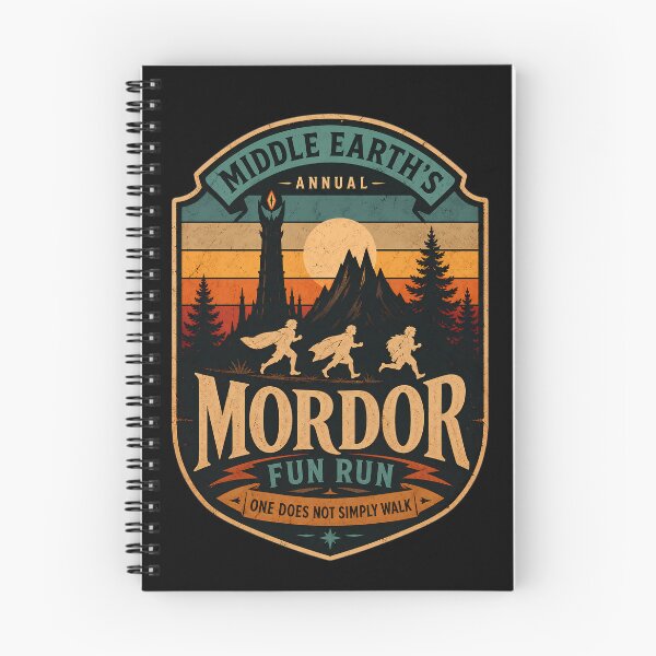Item preview, Lotr- Middle Earth's Annual Mordor Fun Run designed and sold by FrontierCosmic.