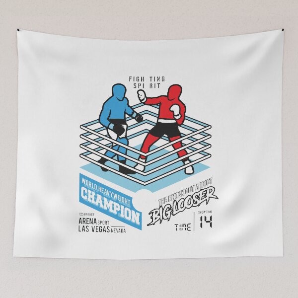 Item preview, Retro World Heavyweight Champion Boxing Match designed and sold by JOSEUCKNER.
