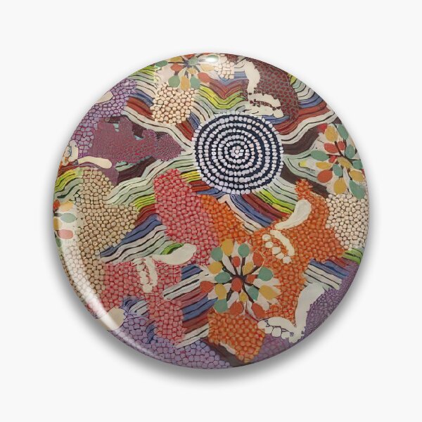 Item preview, Food gathering napparbee - native art designed and sold by NeonCanvasDream.