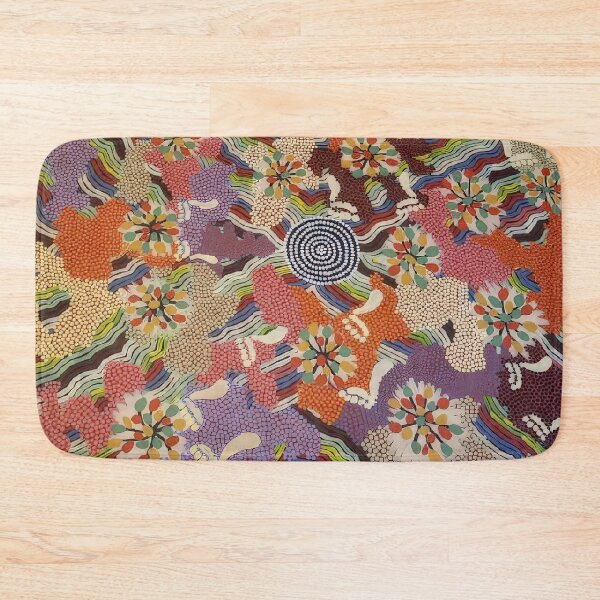 Item preview, Food gathering napparbee - native art designed and sold by NeonCanvasDream.