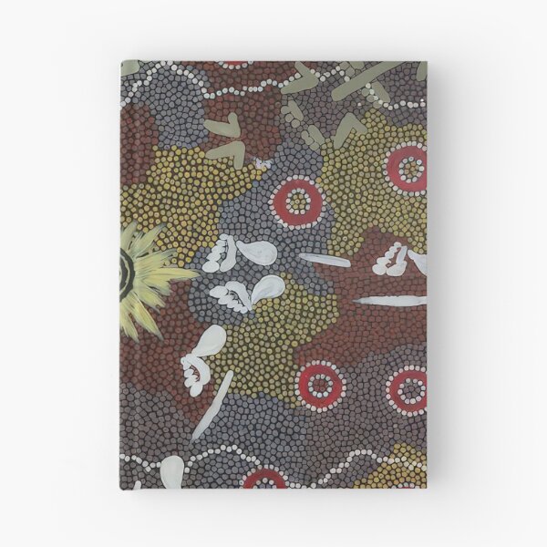 Item preview, Frog and kangaroo dreaming - native art designed and sold by NeonCanvasDream.