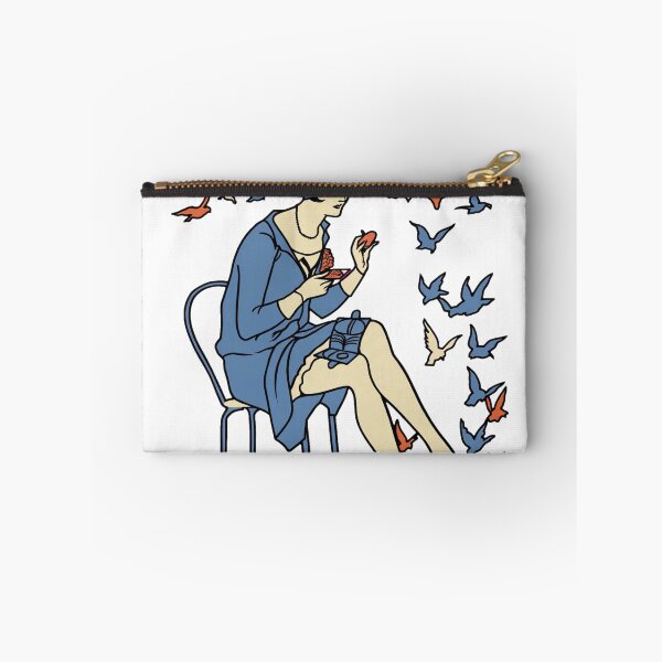 Item preview, vintage 1920s illustration from a French magazine Bird Feeding  designed and sold by Dodecahedronpix.