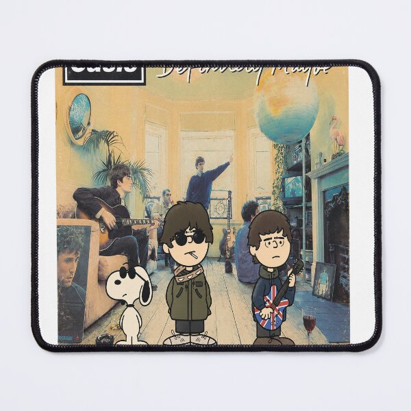 Item preview, Oasis album cover in retro Peanuts style designed and sold by DreamInkNest.