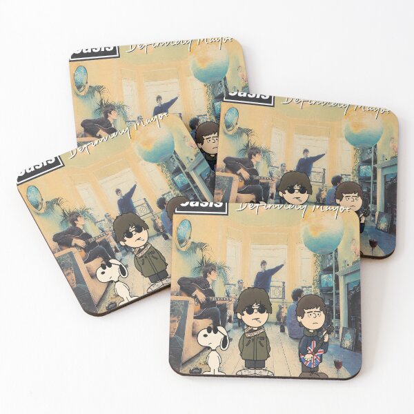 Item preview, Oasis album cover in retro Peanuts style designed and sold by DreamInkNest.