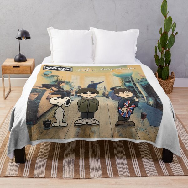 Item preview, Oasis album cover in retro Peanuts style designed and sold by DreamInkNest.