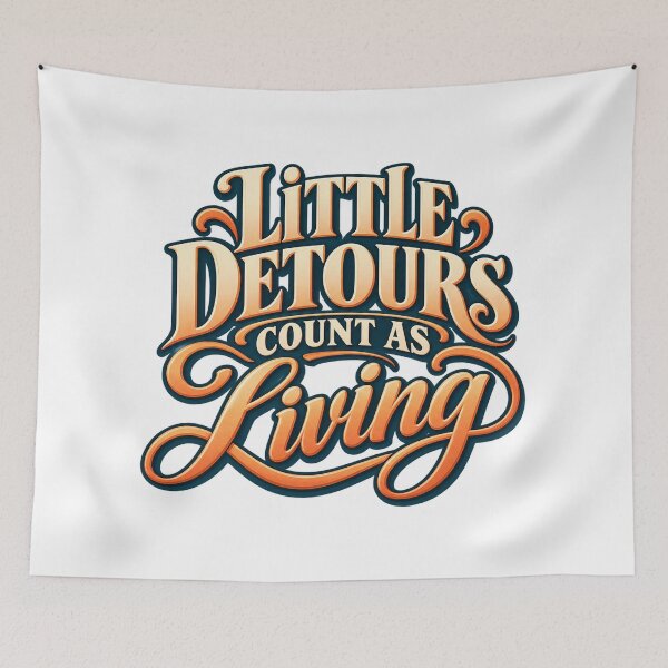 Item preview, Little Detours Count as Living Decorative Type designed and sold by Bikivuno.