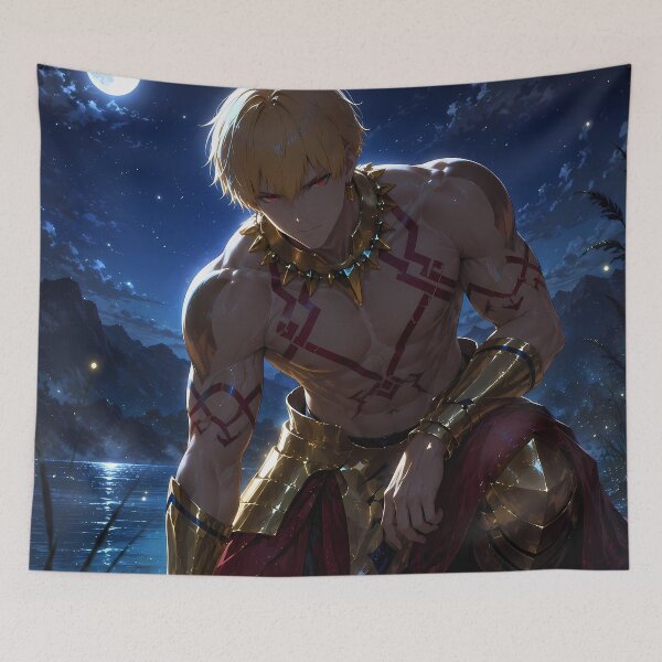 Item preview, Gilgamesh Fate Stay Night Moonlit Lake King designed and sold by SolenneAzur.
