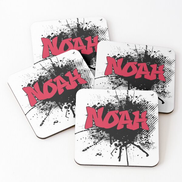 Item preview, Noah Name Gift Red Graffiti Name  designed and sold by aligchi.