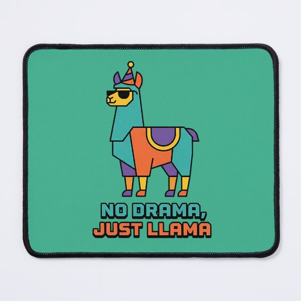Item preview, No Drama Just Llama Cool Party Llama designed and sold by iwzzuel.