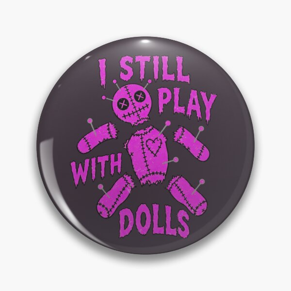 Item preview, I Still Play With Dolls Pink Voodoo Doll Halloween Mardi Gras designed and sold by JaymeOctober.