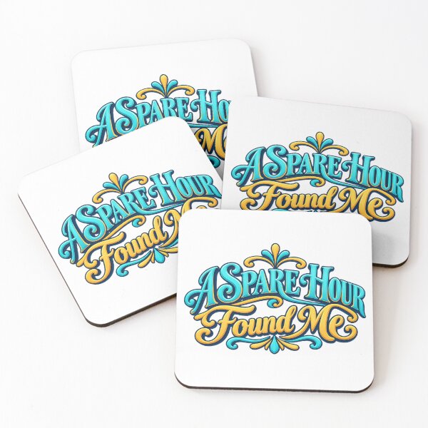 Item preview, A Spare Hour Found Me Free Time Lettering Art designed and sold by Bikivuno.