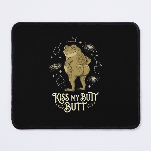 Item preview, Kiss My Butt Butt Funny Frog Celestial Sarcastic Quote designed and sold by MiALopezArt.