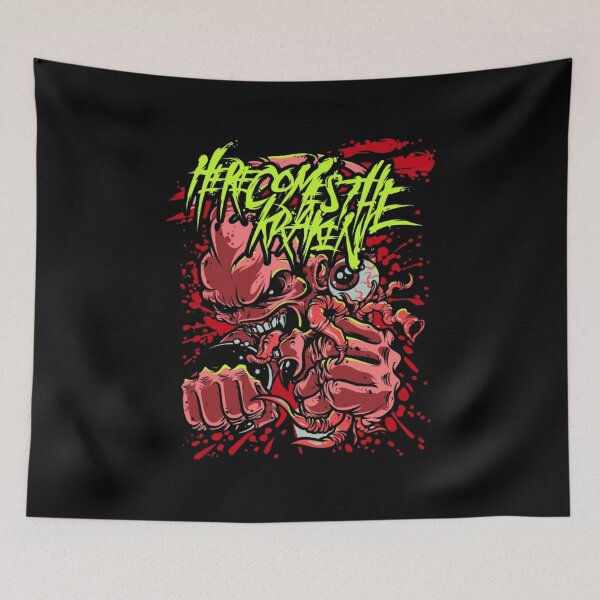 Item preview, HERE COMES THE KRAKEN BAND designed and sold by Racerapex.
