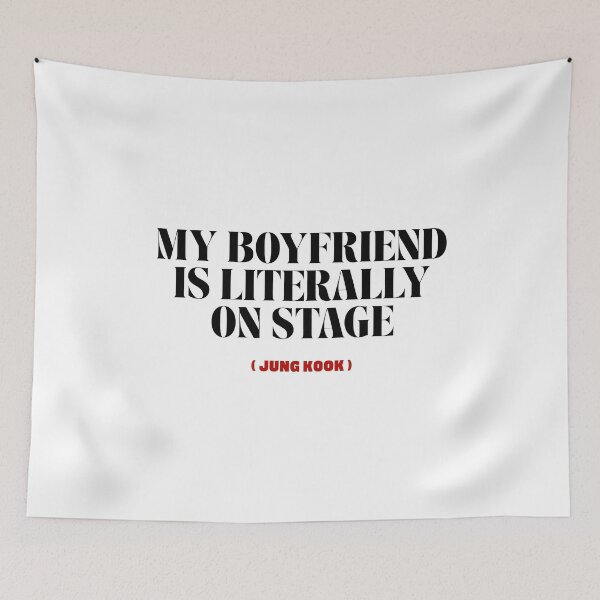 Item preview, My Boyfriend Is On Stage Funny Fan  designed and sold by ntstackpole.