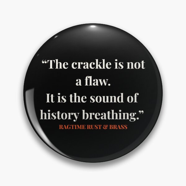 Item preview, The Crackle Is Not A Flaw - Vintage 78rpm Vinyl Shellac Record Quote designed and sold by Ragtime Rust & Brass.