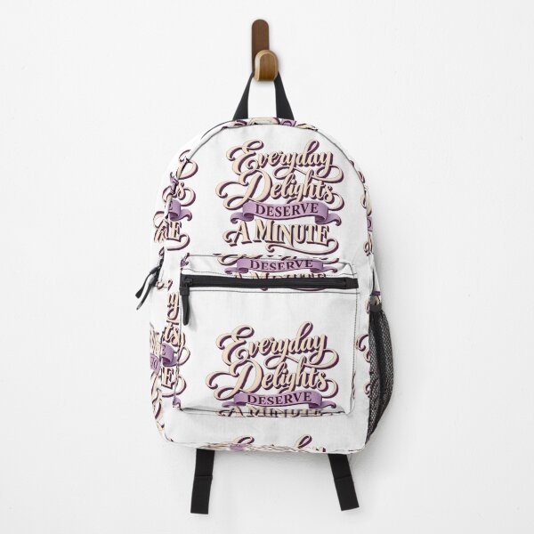 Item preview, Everyday Delights Deserve a Minute Script Art designed and sold by Bikivuno.
