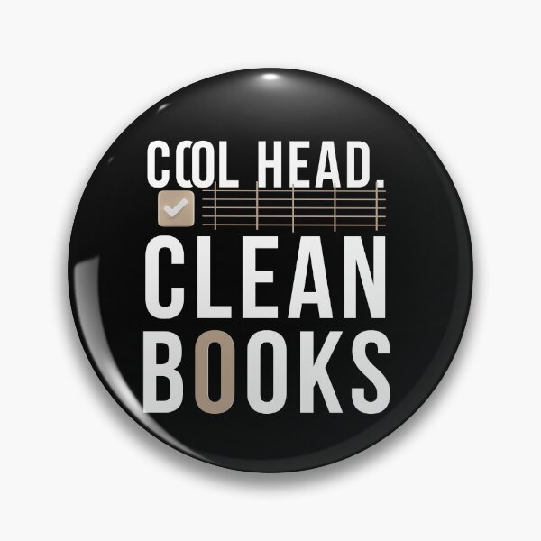 Item preview, Cool Head Clean Books Funny Accountant Accounting designed and sold by FCA SIR MERCH .