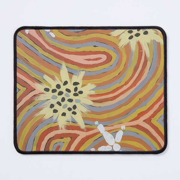 Item preview, Kangaroo dreaming at mt. singleton - native art designed and sold by NeonCanvasDream.
