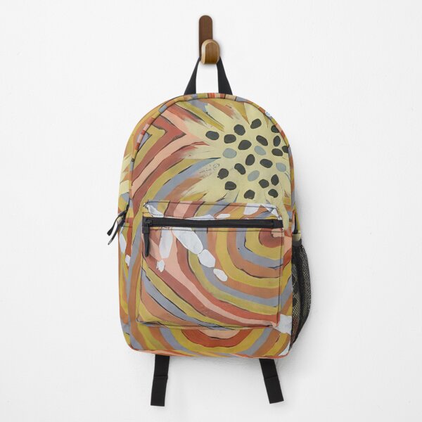 Item preview, Kangaroo dreaming at mt. singleton - native art designed and sold by NeonCanvasDream.