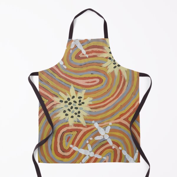 Item preview, Kangaroo dreaming at mt. singleton - native art designed and sold by NeonCanvasDream.