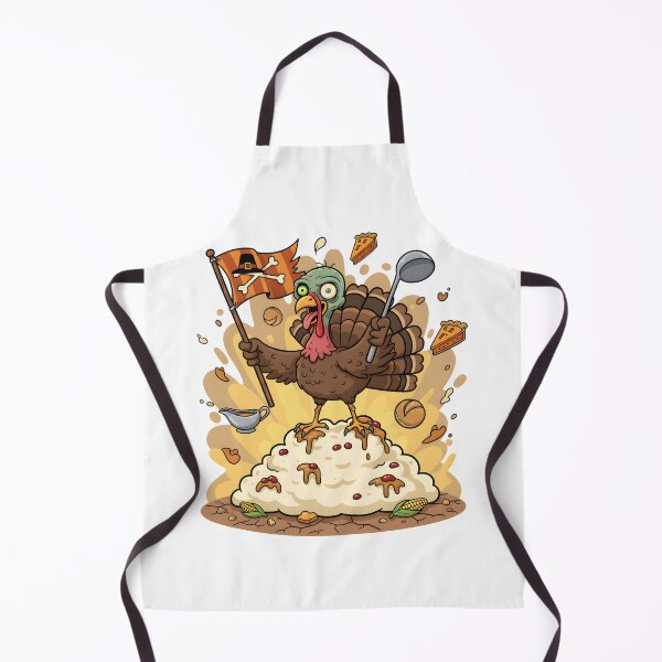 Item preview, The Last Zombie Turkey Standing – Funny Thanksgiving Zombie Turkey Survivor Design designed and sold by VibranPalette.
