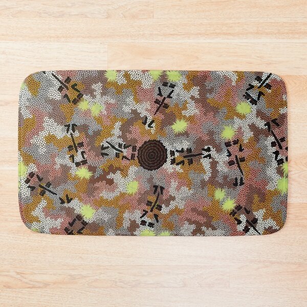 Item preview, Kangaroo dreaming, mt. dennison - 1989 designed and sold by NeonCanvasDream.