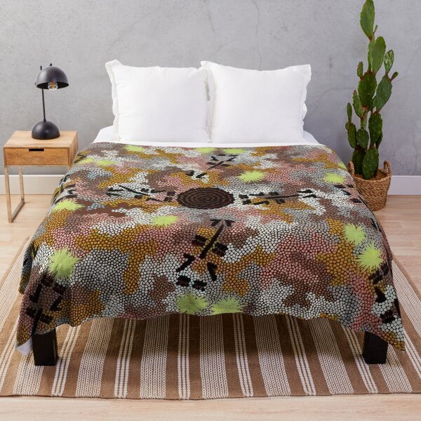 Item preview, Kangaroo dreaming, mt. dennison - 1989 designed and sold by NeonCanvasDream.